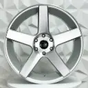 RIN 22X9.5 6-135 R1 SPORT 5198 CV SILVER MF ET25 CB87.1
