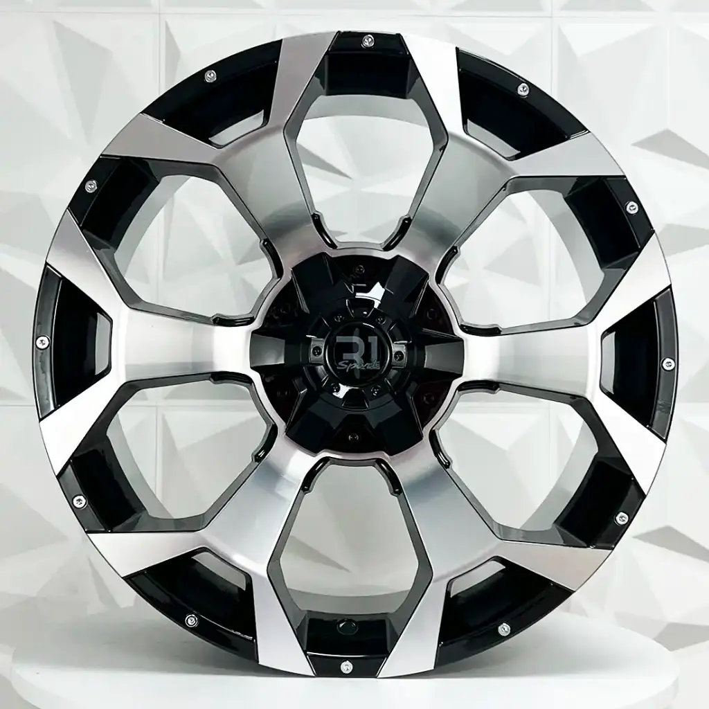 RIN 20X10 6-135/139.7 R1 SPORT 6011 BLACK MACHINE FACE ET0 CB110.2