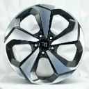 RIN 18X8 5-114.3 R1 SPORT JA002 GUNMETAL MACHINE FACE ET50 CB64.1