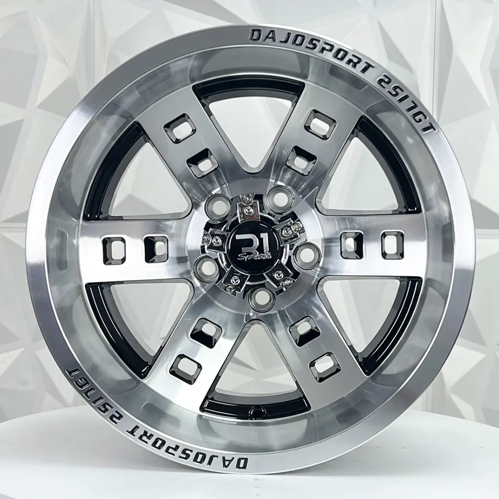 RIN 15X10 5-114.3 R1 SPORT D6251/6521 BLACK MACHINE FACE MI ET-44 CB83.1