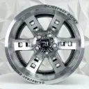 RIN 15X10 5-114.3 R1 SPORT D6251/6521 BLACK MACHINE FACE MI ET-44 CB83.1