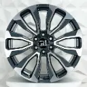 RIN 24X10 6-139.7 R1 SPORT FD671 GUNMETAL MACHINE FACE ET24 CB78.1