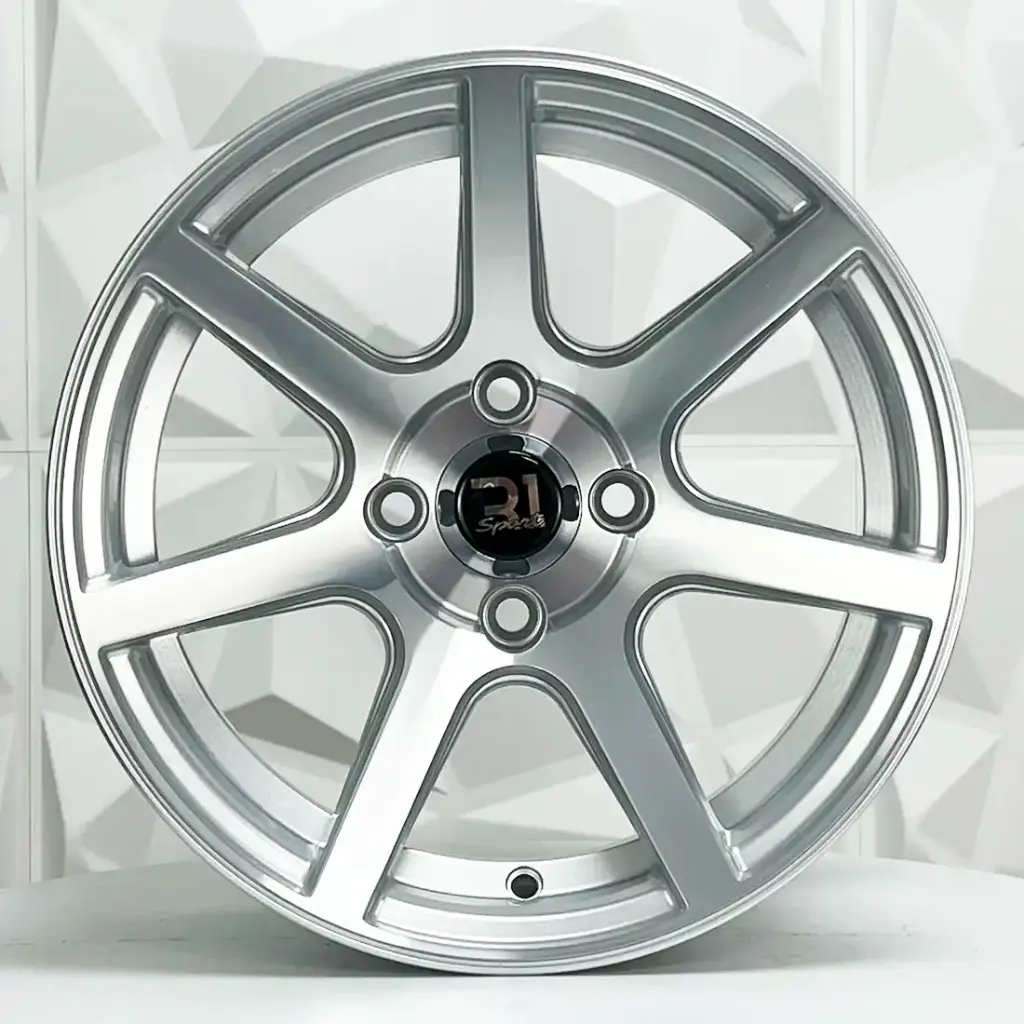 RIN 14X7 4-100 R1 SPORT 6093 SILVER MACHINE FACE ET0 CB73.1