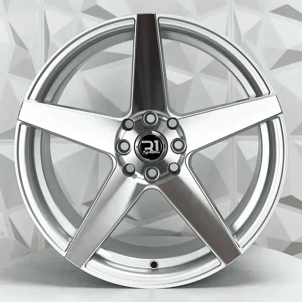 RIN 17X8 5-100 R1 SPORT DX427 SILVER MACHINE FACE ET35 CB73.1