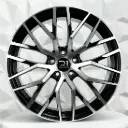 RIN 19X8.5 5-112 R1 SPORT F9761 BLACK MACHINE FACE ET35 CB66.45