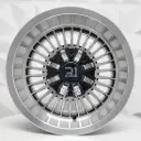 RIN 14X8 6-139.7 R1 SPORT BLACK MACHINE FACE MACHINE LIP ET-13 CB110
