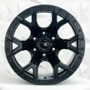RIN 17X9 6-139.7 R1 SPORT QC661 MATE BLACK ET-15 CB108
