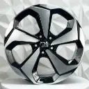 RIN 19X8.5 5-114.3 R1 SPORT X075 BLACK MACHINE FACE ET50 CB64.1