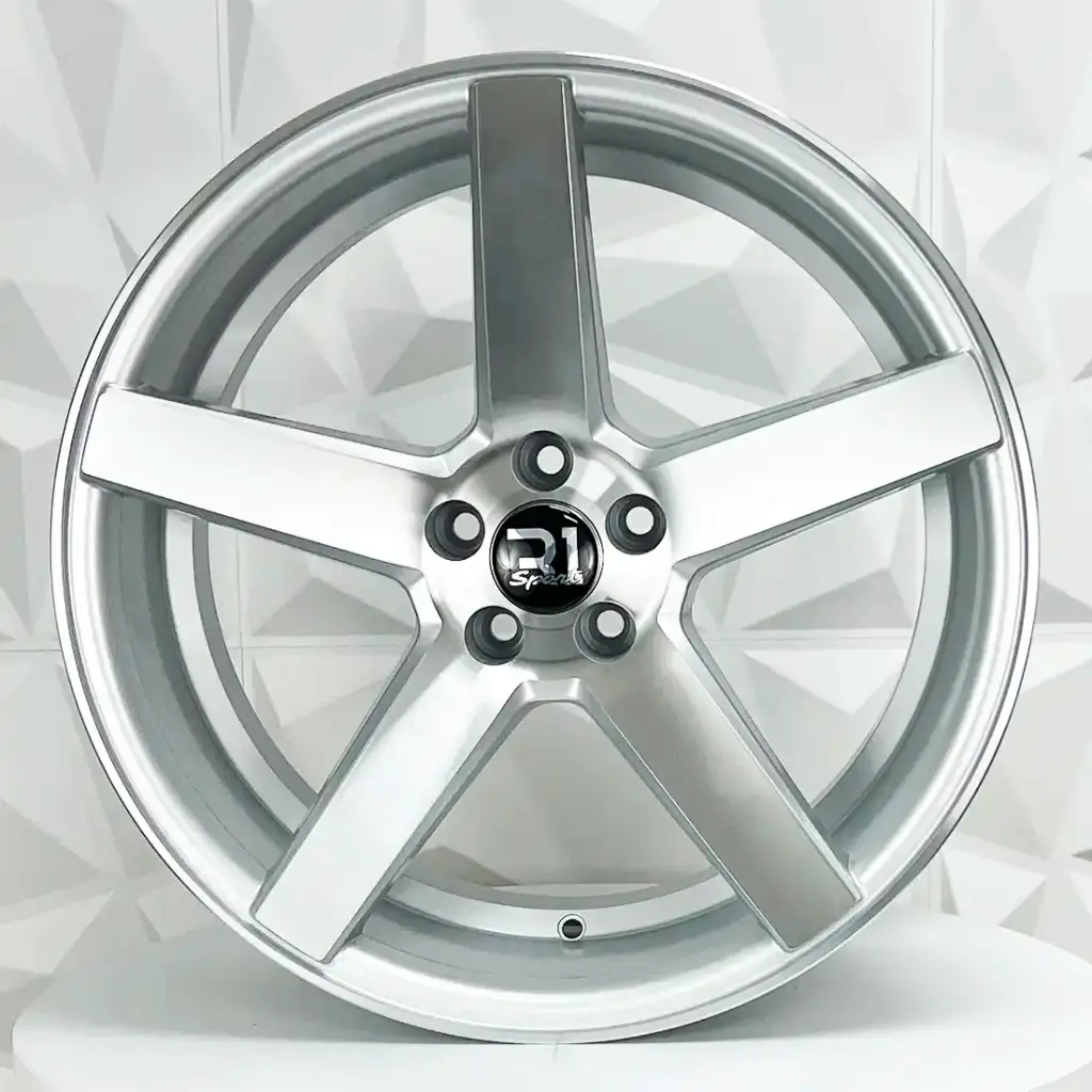 RIN 18X8.5 5-113 R1 SPORT 850 SILVER MACHINE FACE ET15 CB73.1