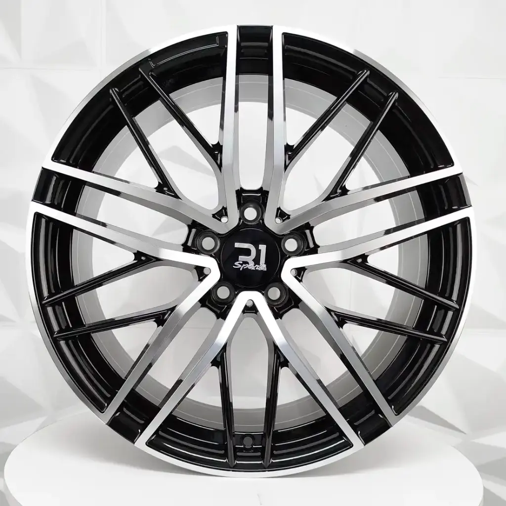 RIN 19X8.5 5-112 R1 SPORT MH109 BLACK MACHINE FACE ET40 CB66.6