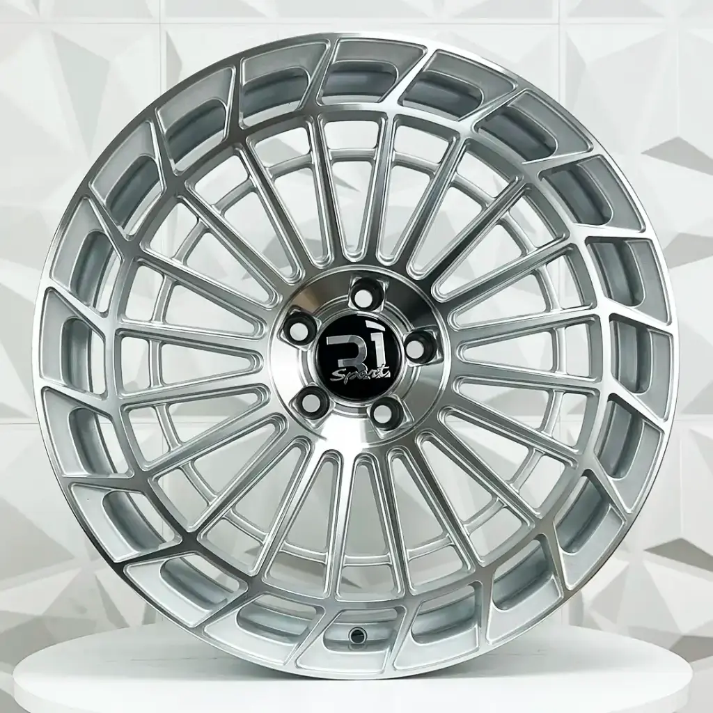 RIN 20X8.5 5-112 R1 SPORT M111-FF SILVER MACHINE ET35 CB66.56