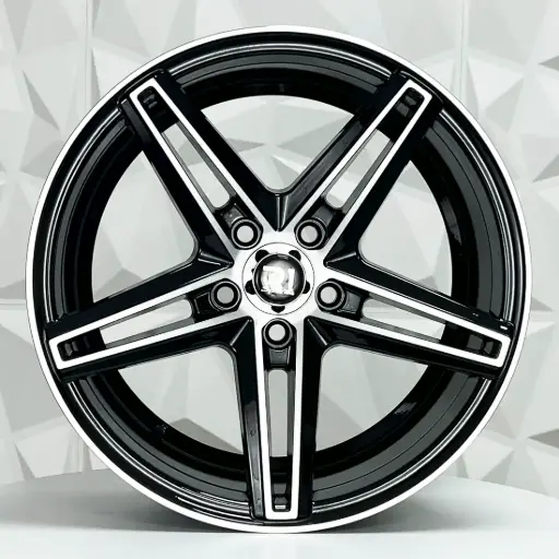 [160587] RIN 16X7.5 5-105 R1 SPORT 6878 BLACK MACHINE FACE ET35 CB73.1