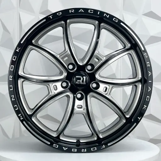 [189241] RIN 18X8.5 5-114.3 R1 SPORT 1042HB BLACK+MILLING ET38 CB73.1