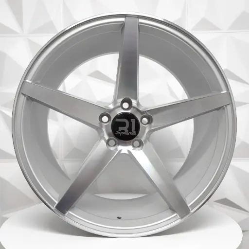 [187533] RIN 18X8.5 5-105 R1 SPORT LG04 SILVER MACHINE FACE ET33 CB73.1