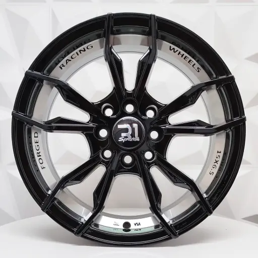 [156513] RIN 15X6.5 4-100/114.3 R1 SPORT 235 FULL BLACK+UNDERCUT ET25 CB73.1 