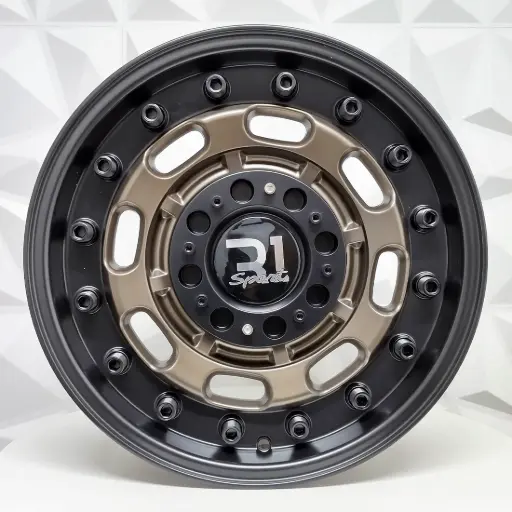 [168553] RIN 16X8 6-139.7 R1 SPORT RGW 68142I MATTE BRONZE + BLACK LIP POLISH ET0 CB110