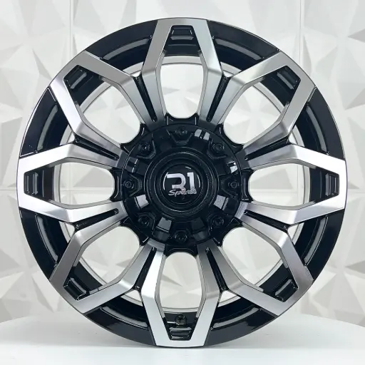[163502] RIN 16X8 6-139.7 R1 SPORT 1275 BLACK MACHINE FACE ET-6 CB110 