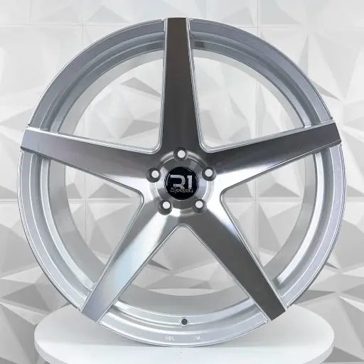 [220531F] RIN 22X9 5-114.3 R1 SPORT C091F SILVER MACHINE FACE ET20 CB73.1 