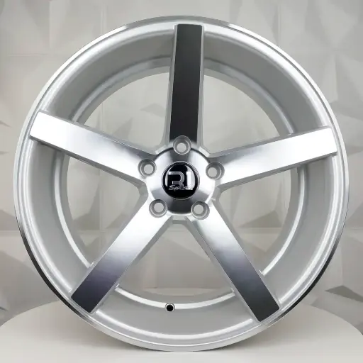 [180592F] RIN 18X8.5 5-113 R1 SPORT KS305 SILVER MACHINE FACE ET30 CB73.1 