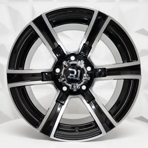 [150684] RIN 15X8 5-114.3 R1 SPORT 5968 BLACK MACHINE FACE ET0 CB83 