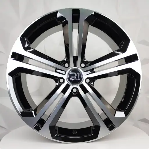 [191513] RIN 19X8.5 5-112 R1 SPORT DX258 BLACK MACHINE FACE ET40 CB57.1 