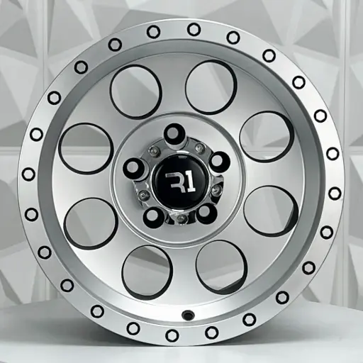 [154924] RIN 15X10 5-127 R1 SPORT QC812 MATTE BLACK MACHINE FACE MACHINE LIP ET-44 CB83.1 