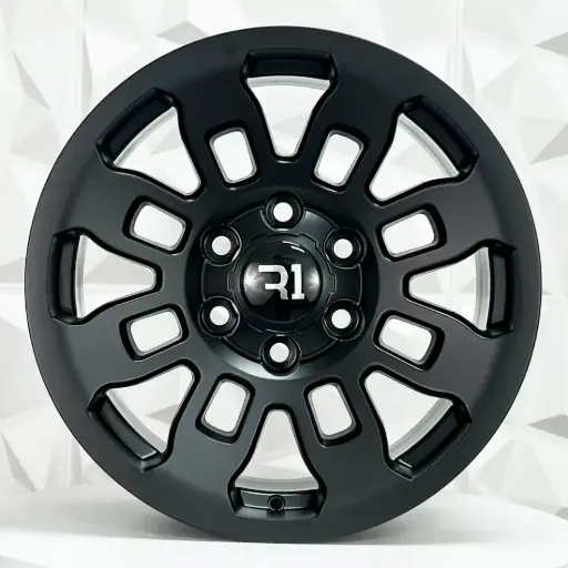 [174683] RIN 17X9 6-139.7 R1 SPORT QC1262 MATT BLACK ET0 CB106.1