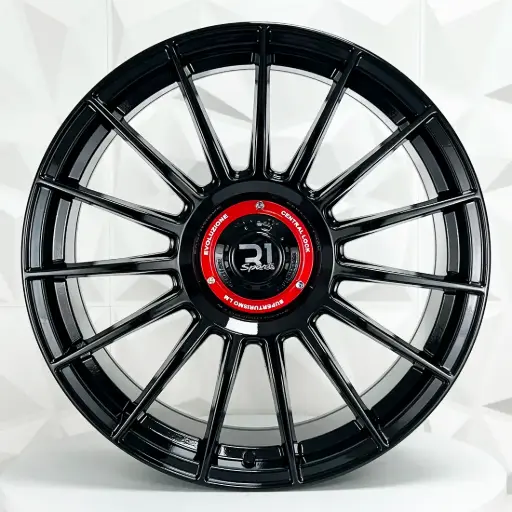 [180599] RIN 18X8 5-100/112 R1 SPORT F8728 BLACK ET45 CB73.1