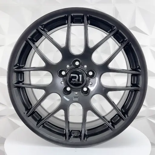 [194513F] RIN 19X8.5 5-120 R1 SPORT QC120 HYPER BLACK ET30 CB72.6