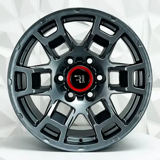 [174684] RIN 17X8 6-139.7 R1 SPORT QC656 MATT GUNMETAL ET15 CB106.1