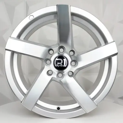 [153526F] RIN 15X7 4-100/114.3 R1 SPORT 5836 SILVER MACHINE FACE ET30 CB73.1