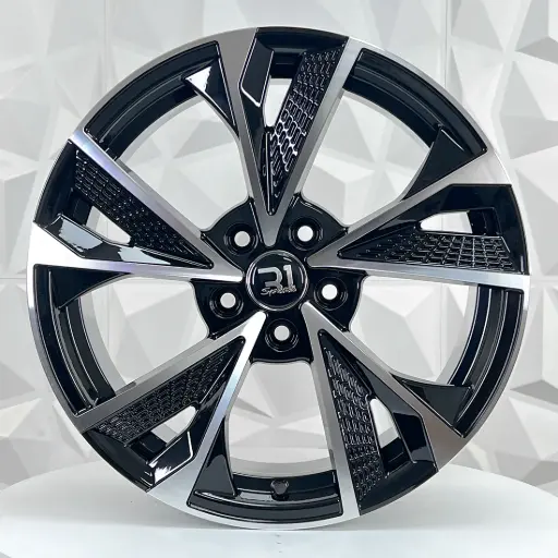 [179462] RIN 17X7.5 5-108 R1 SPORT 5034 BLACK MACHINE FACE ET35 CB73.1