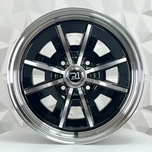 [178553] RIN 17X6.5 4-130 R1 SPORT VM18 BLACK MACHINE FACE MACHINE LIP ET5 CB80.9