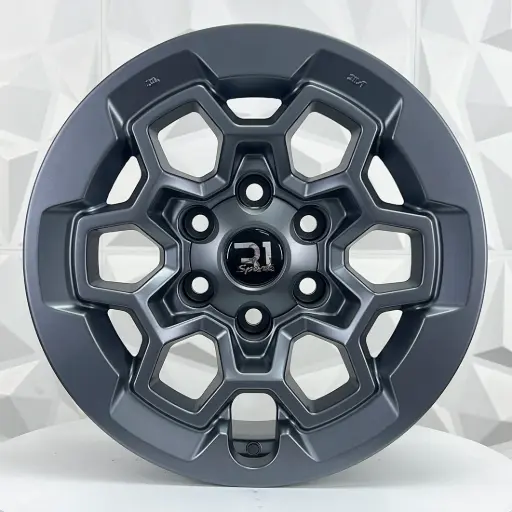 [178567] RIN 17X8 6-139.7 R1 SPORT QC2017 MATT GUNMETAL ET5 CB106.1