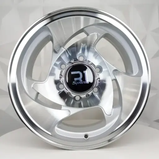 [156792] RIN 15X8 6-114.3 R1 SPORT 1070 SILVER MACHINE FACE MACHINE LIP ET-15 CB73.1