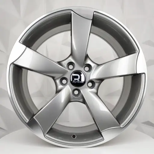 [176670] RIN 17X7.5 5-100 R1 SPORT 5208 GUNMETAL MACHINE LIP ET40 CB73.1