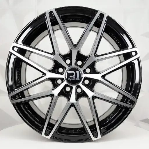 [166598] RIN 16X7 4-100/108 R1 SPORT 228 BLACK MACHINE FACE ET35 CB73.1