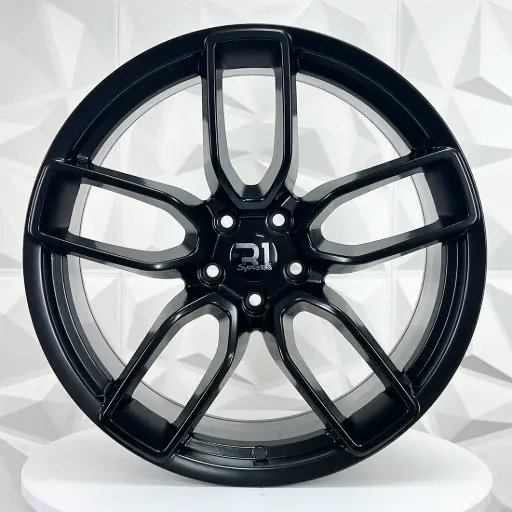 [209520F] RIN 20X9.5 5-115 R1 SPORT 5457 MATE BLACK ET15 CB71.5