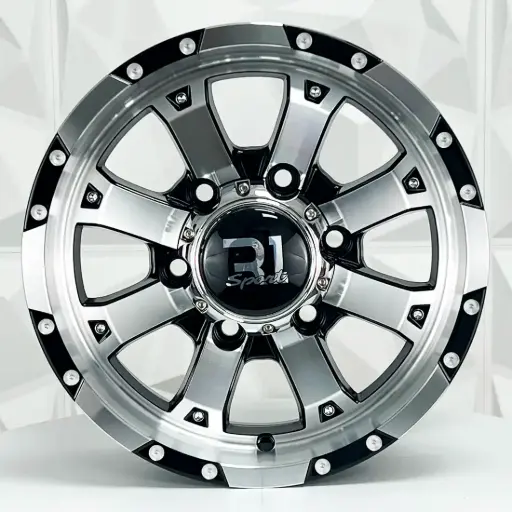 [146593] RIN 14X6 6-139.7 R1 SPORT 338 BLACK FACE AND LIP MACHINE ET20 CB110