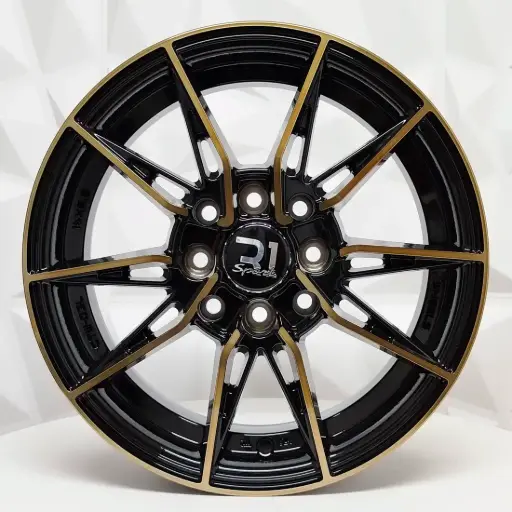 [138548] RIN 13X5.5 4-100/114.3 R1 SPORT RGW06 MACHINE BLACK+BRONCE ET35 CB73.1