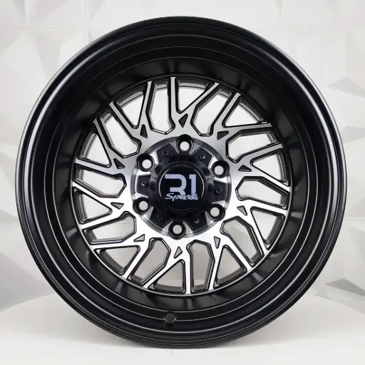[158630] RIN 15X10 6-139.7 R1 SPORT RGW635 MATT BLACK MACHINE FACE ET-44 CB110