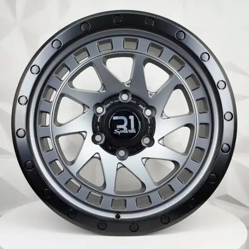 [178658] RIN 17X9 6-139.7 R1 SPORT RGW8855 MATT GREY+BLACK LIP ET0 CB110