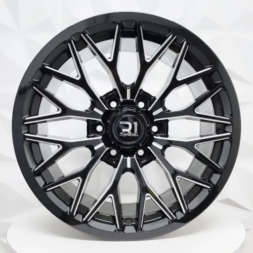 [208607] RIN 20X9 6-139.7 R1 SPORT 634 BLACK+MILLING ET15 CB110