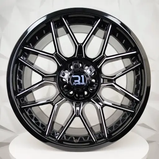 [206731] RIN 20X10 8-165 R1 SPORT 892 GLOSS BLACK MILLING ET-19 CB124.9