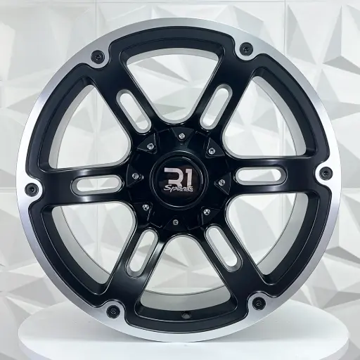 [206732] RIN 20X10 6-139.7 R1 SPORT 316 MATE BLACK MACHINE LIP ET-12 CB106.1