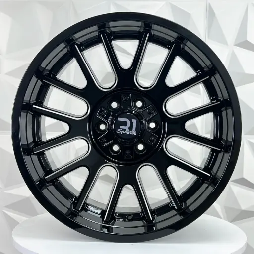 [206733] RIN 20X10 6-135/139.7 R1 SPORT 895 GLOSS BLACK MILLING ET-18 CB106