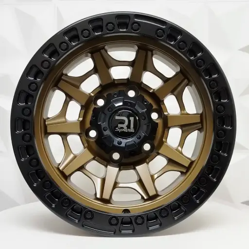 [181535] RIN 18X9 6-139.7 R1 SPORT DX189 MATT BRONZE+BLACK LIP ET0 CB110.1