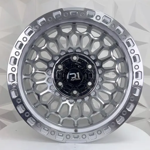 [179481] RIN 17X8.5 5-127 R1 SPORT FBX357-7 SILVER MACHINE FACE+BLACK ET-12 CB71.5