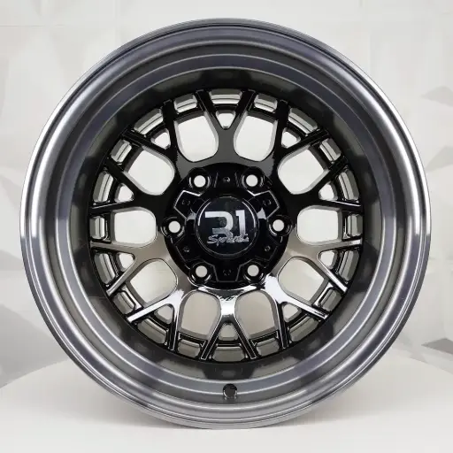 [158637] RIN 15X10 6-139.7 R1 SPORT RGW508 BLACK+BLACK LIP ET-44 CB110