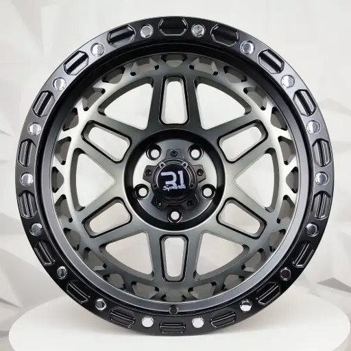 [188626] RIN 18X9 5-127 R1 SPORT 80280 BLACK COATING+BLACK LIP CHROME RIVETS* ET0 CB78.1